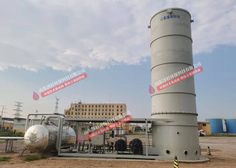 寧夏永大石化沼氣火炬